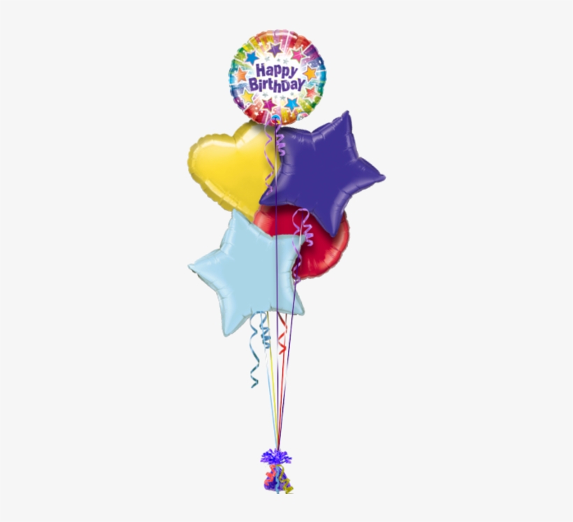 Birthday Blast Birthday Balloon - Birthday Radiant Stars 18 Round Holograph Balloon -, transparent png download