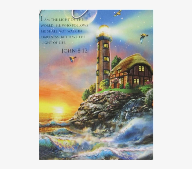 Light Of The World - Lighthouse At Sunset 1000 Piece Puzzle, transparent png download
