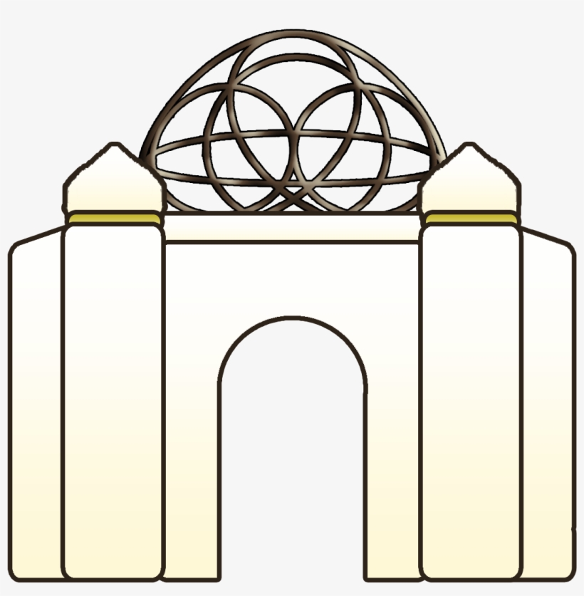 Templeicon2c 247 Clearbg - Arch, transparent png download