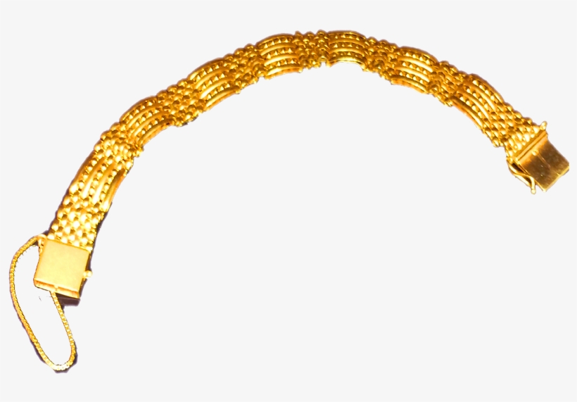 Gold Brecelet - Chain, transparent png download