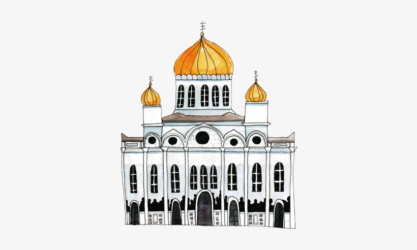 Go To Image - Cathedral Of Christ The Saviour, transparent png download
