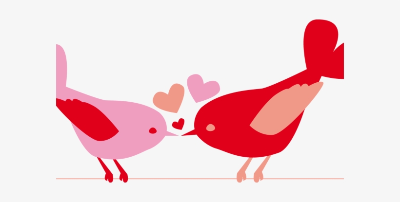The Little Birds Above Was Designed For A Valentine's, transparent png download
