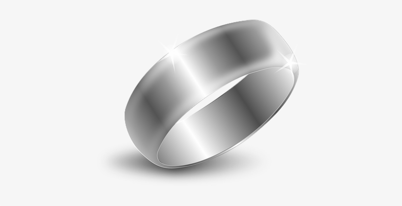 Ring Wedding Silver Jewelery Engagement Ce - Silver Ring, transparent png download