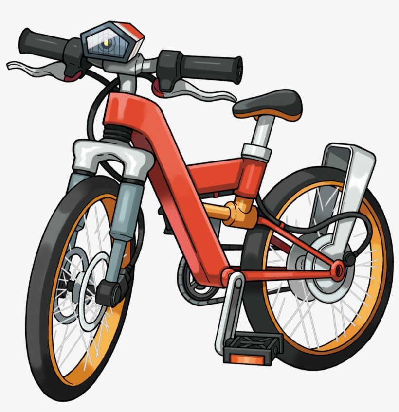 Acro Bike Oras - Pokemon Acro Bike, transparent png download