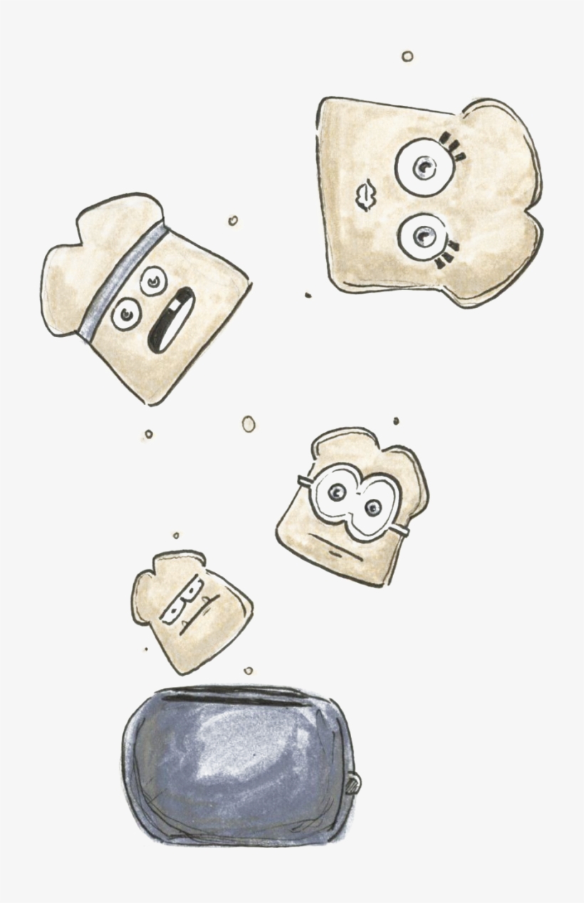 Soco Efg Bread Friends Forever Color Oct 5 - Bread, transparent png download