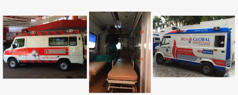 The Ambulances Used Were Quite Different As Well - Global Hospitals Group, transparent png download