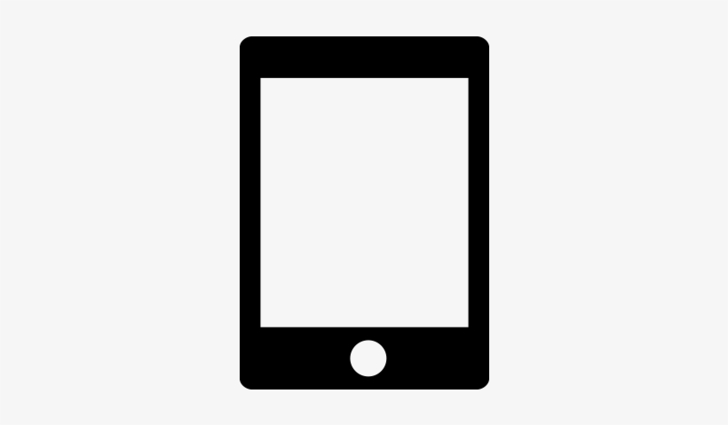 Tablet Icon Png Vector - Mobile Phone Black And White, transparent png download