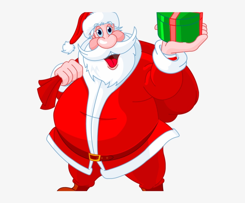 Santa Claus Images Free Download Santa Claus Png Free - Santa Claus With Bell, transparent png download