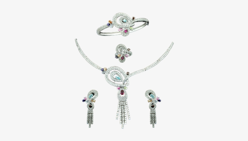 White Gold Sets - Body Jewelry, transparent png download