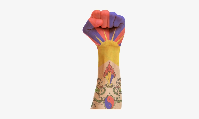 Free Tibet - Embroidery, transparent png download