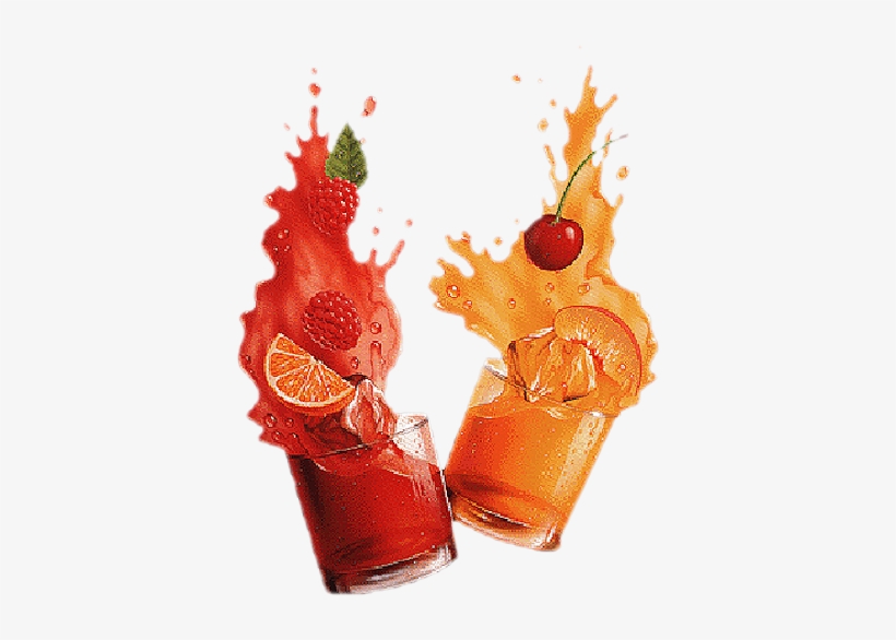 Tubes Verres, Bouteilles, Tasses - Juice Clipart Png, transparent png download