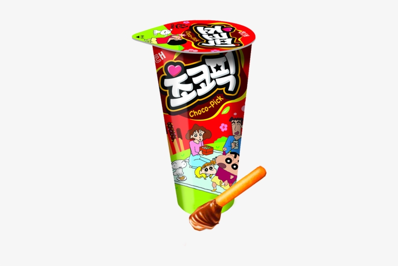 Sticks Cup De Crema De Chocolate - Haitai Choco Pick Stick, With Colored Sprinkles, 1.6, transparent png download