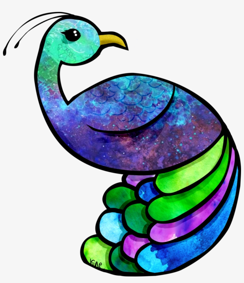 Galaxy By La Rine On Deviantart Larine - Metallic Ladies Peacock Shirt, transparent png download