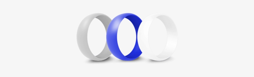 Men's Original Silicone Rings 3 Pack - Silicone, transparent png download