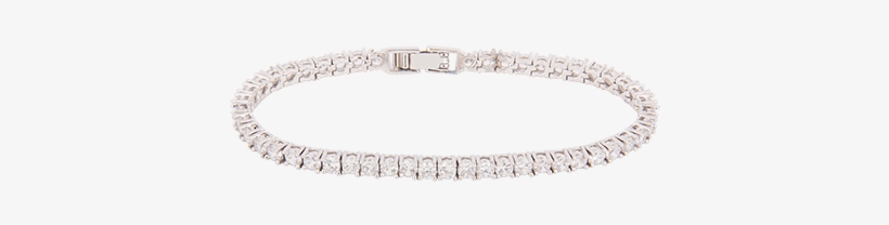 Silver Crystal Bracelet - Cultured Freshwater Pearls, transparent png download