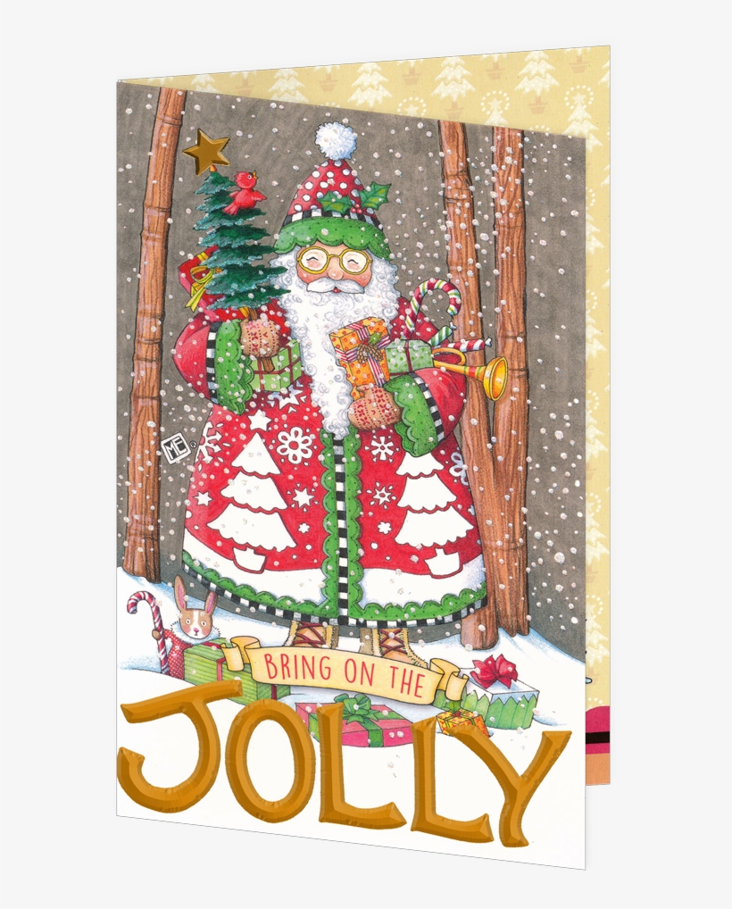 Images / 1 / 2 - Studio-m Jolly Santa Holiday Garden Flag, transparent png download
