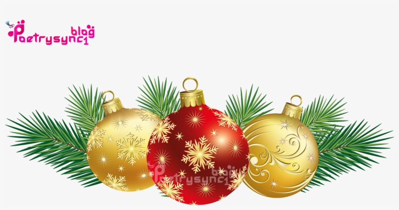 Christmas Balls With Best Top Greeting Quotes By - Christmas Decor Clipart, transparent png download