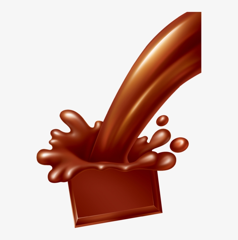 Chocolate Milk Splash Png Download - Chocolate Psd, transparent png download