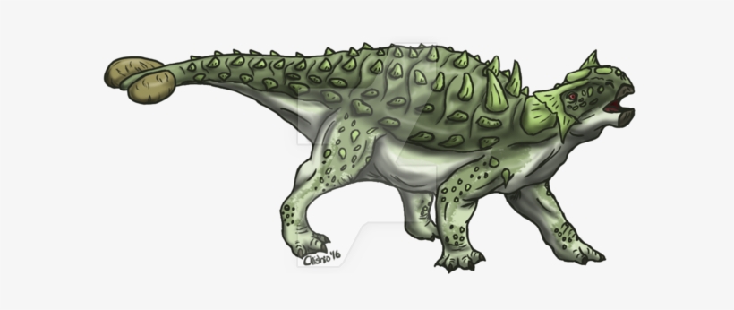 Vector Freeuse Download Ankylosaurus Drawing Green - Ankylosaurus, transparent png download