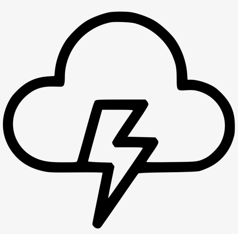 Png File - Sun And Thunder Black And White Clip Art, transparent png download
