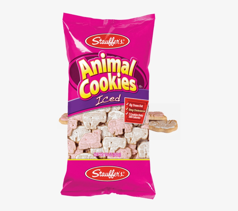 Iced Animal Cookies - Iced Animal Crackers, transparent png download