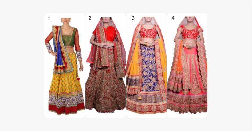 Traditional Lehenga Collection - Indian Wedding Clothes, transparent png download