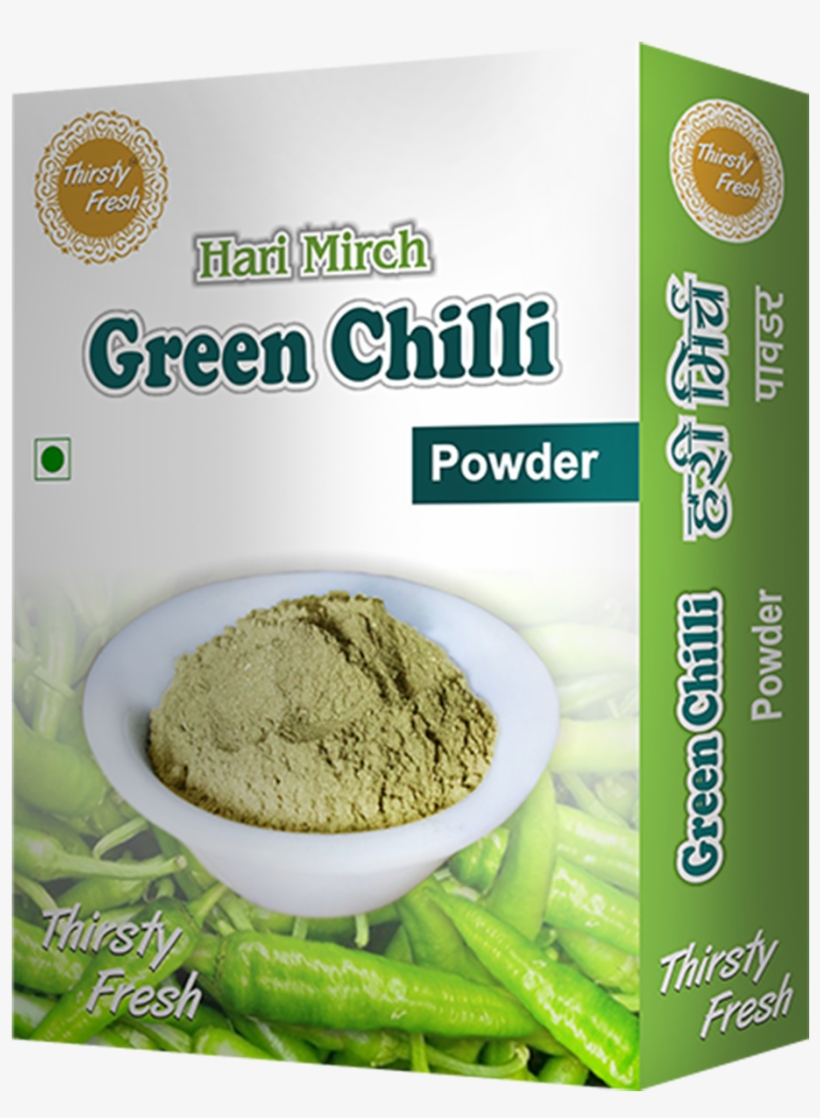 Green Chilli Powder 75g - Thirsty Fresh, transparent png download