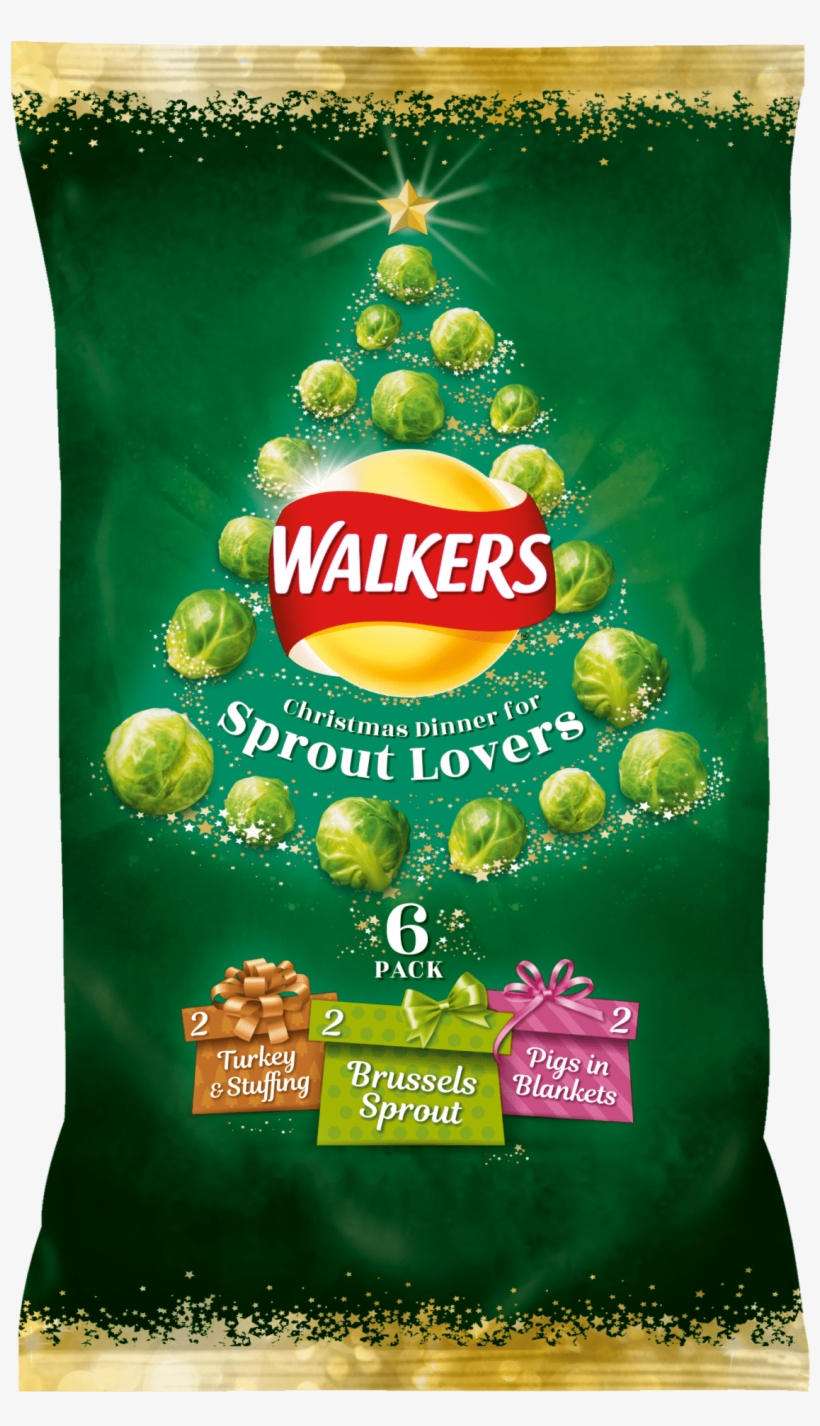 Walkers Launch Christmas Crisp Flavours And One May - Brussel Sprouts Flavoured Crisps, transparent png download