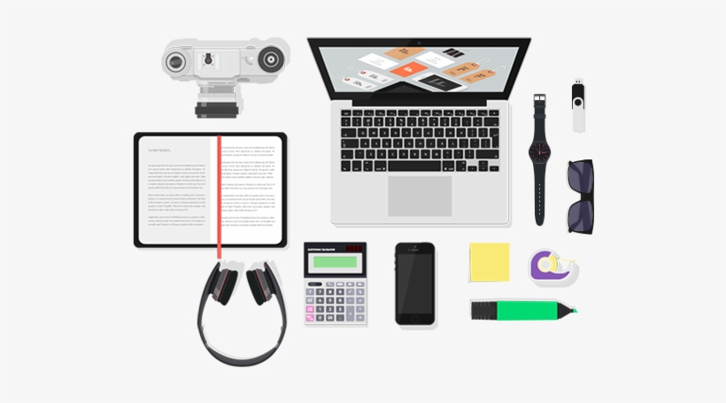 Desk-items - Black Matt Vinyl Skin Case For 13 Macbook Pro Come, transparent png download