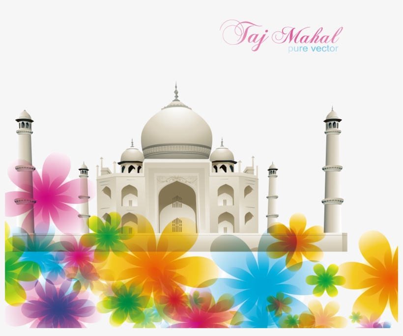 Taj Mahal Illustration - Taj Mahal, transparent png download