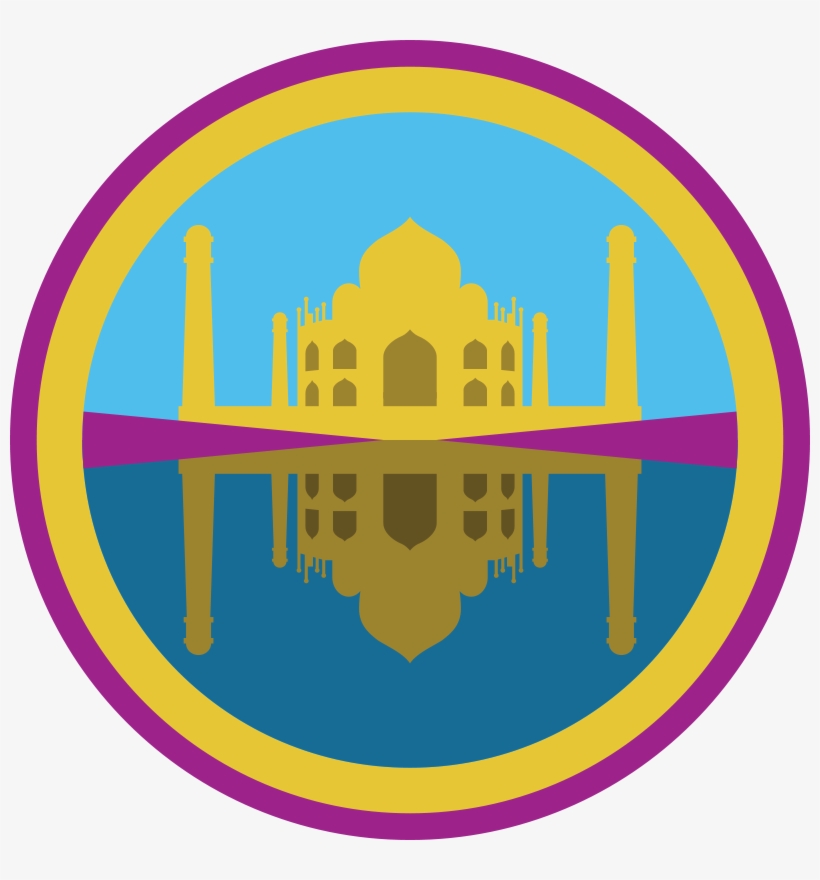 Taj Mahal Badge - Taj Mahal, transparent png download