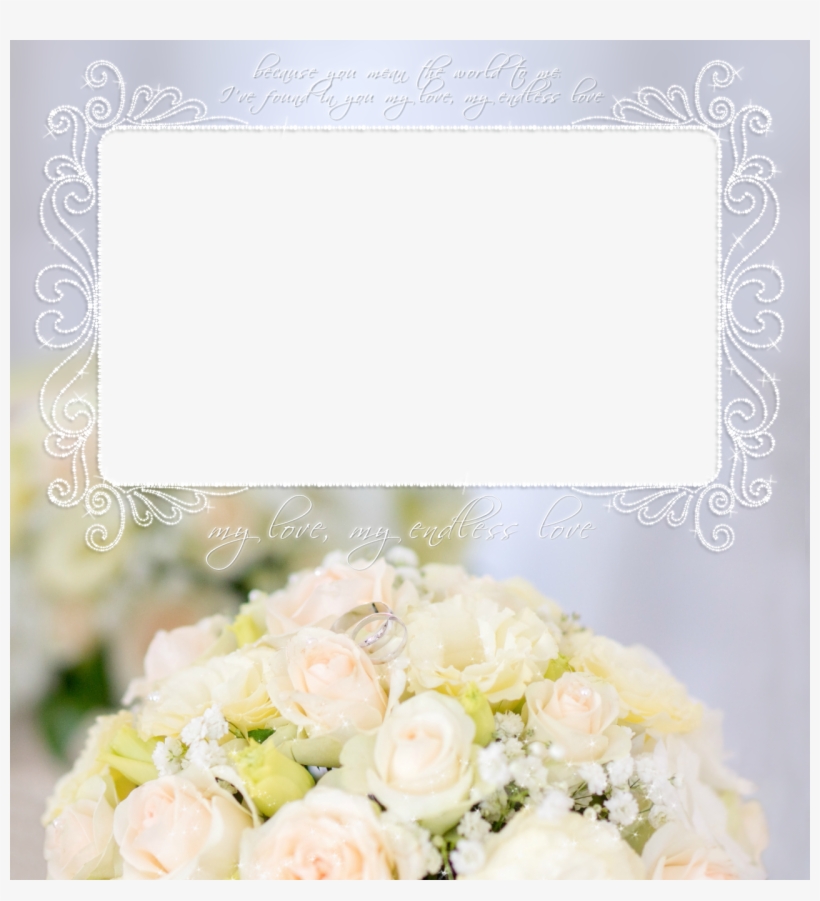 Clipart Wedding Roses Sunset Frame Png, transparent png download