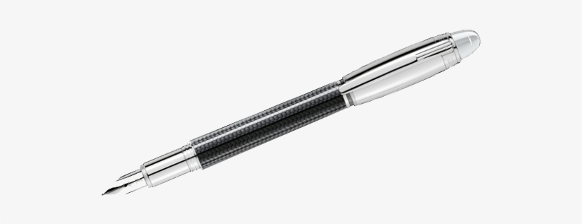 Pen Png File - Montblanc Carbon Fountain Pen, transparent png download