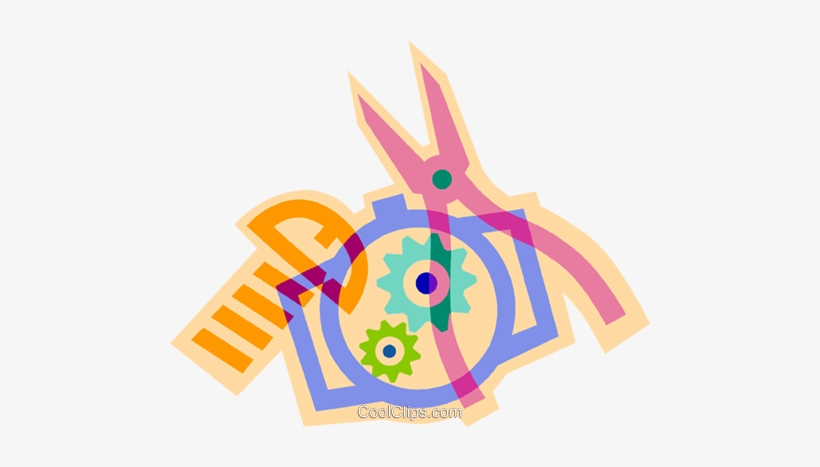 Watch Repair With Pliers And A Screw Royalty Free Vector - Clip Art, transparent png download