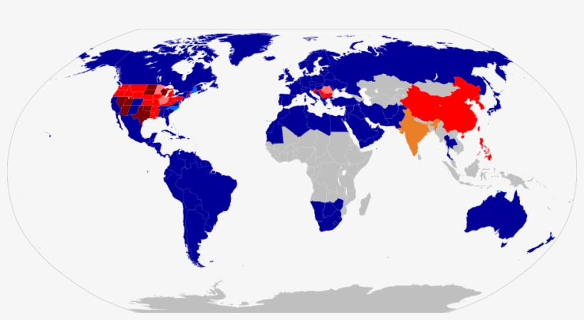 Laws Regarding First Cousin Marriage Around The World - Cousin Marriage Map, transparent png download