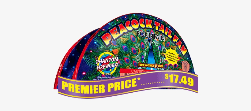 Peacock Tail Fountain - Phantom Fireworks, transparent png download
