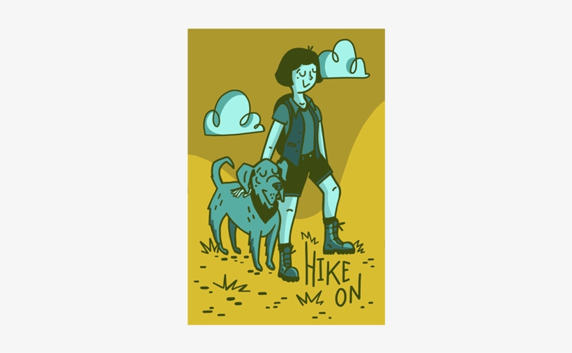 Hike On Sticker - Mirror, transparent png download