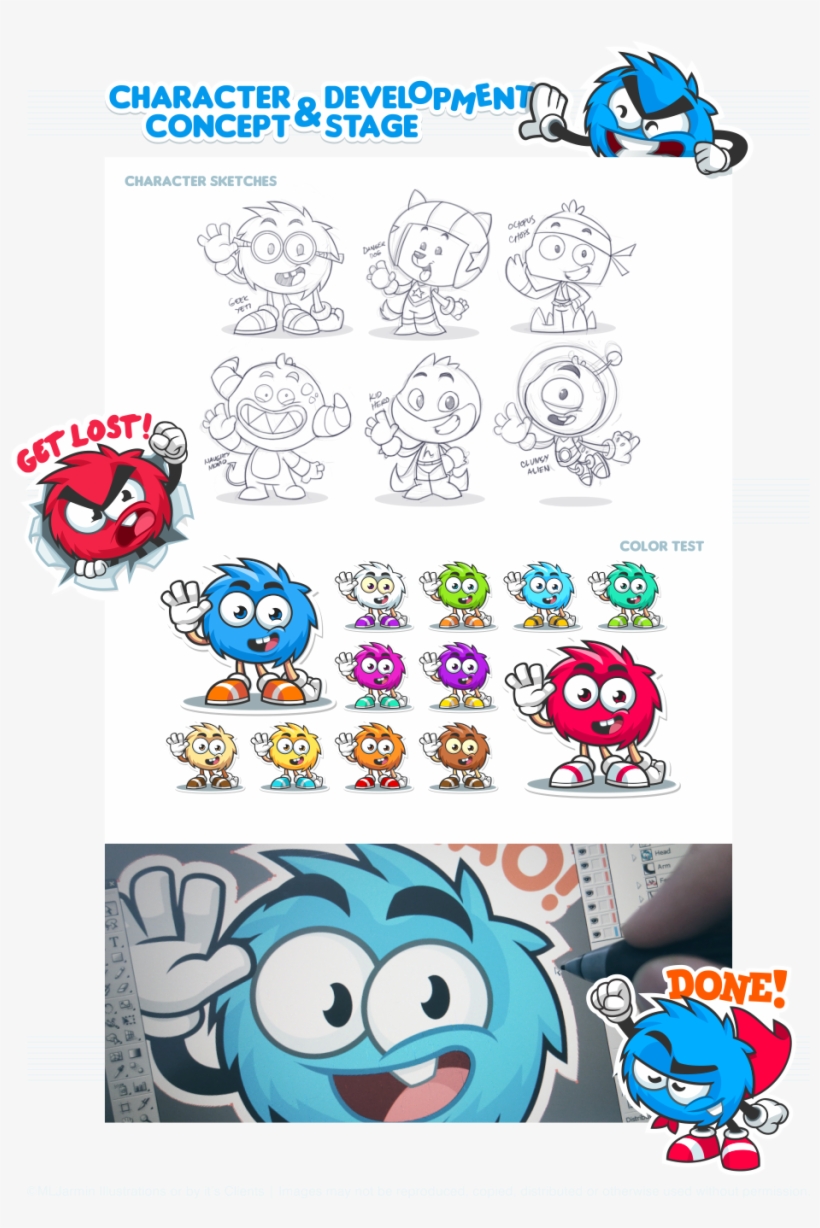 Stickers For Hike Messenger On Behance - Cartoon, transparent png download