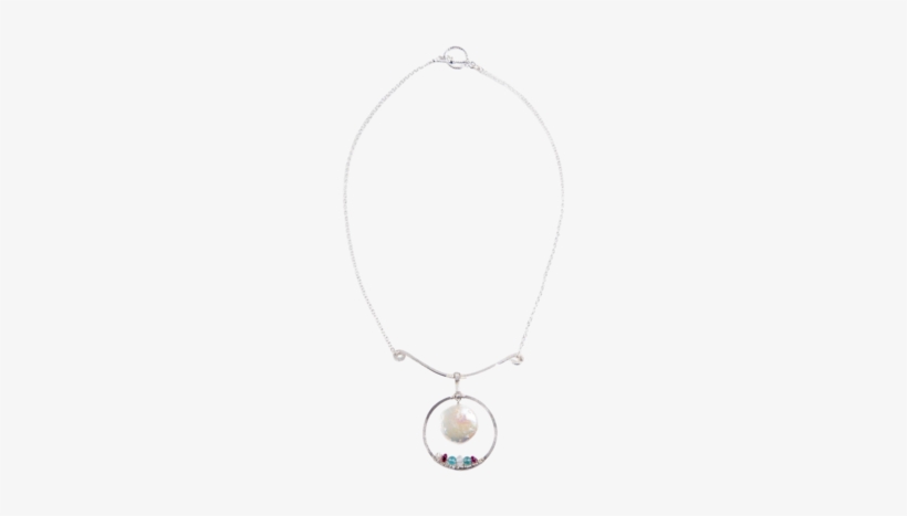 Moon Goddess Necklace In Silver - Locket, transparent png download