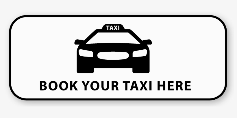 Online Booking - Book A Taxi Icon, transparent png download