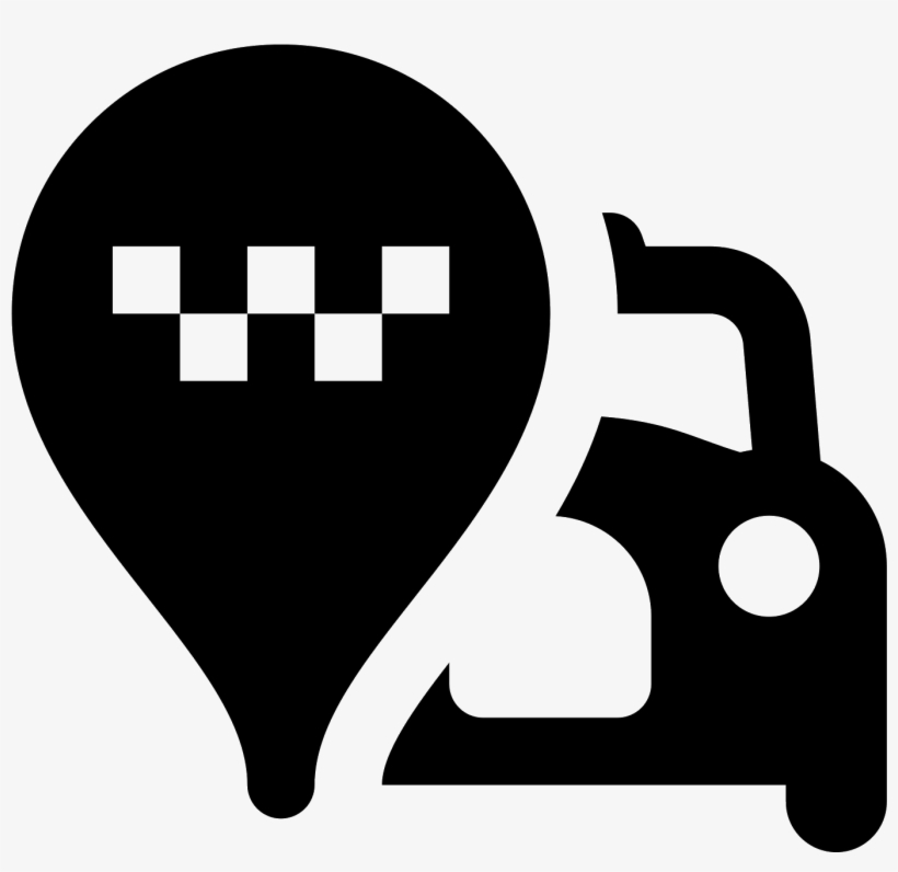 Cab Stand Icon - Taxicab, transparent png download