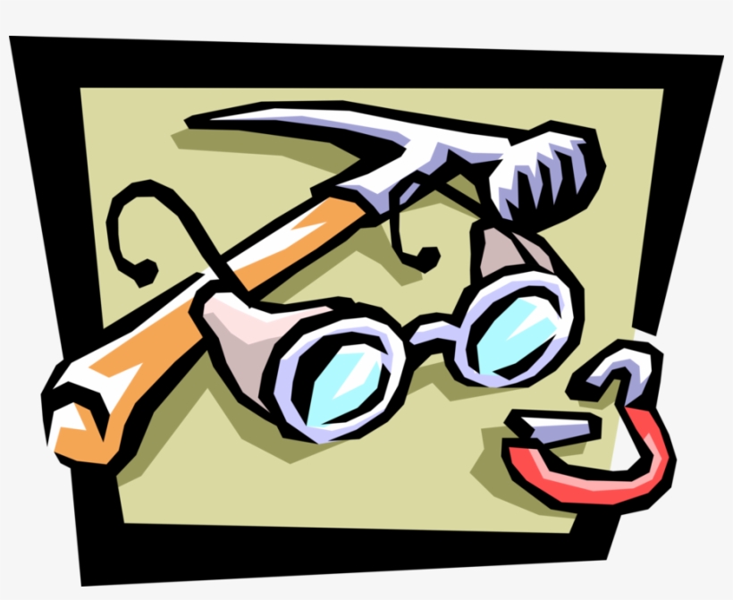 Vector Illustration Of Mountain Climbing Gear Mountaineer Tool