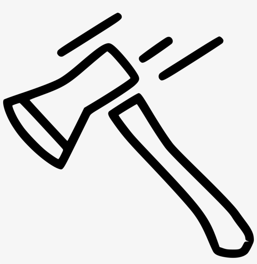 Axe Hatchet Tree Forest Wood Comments - Axe, transparent png download