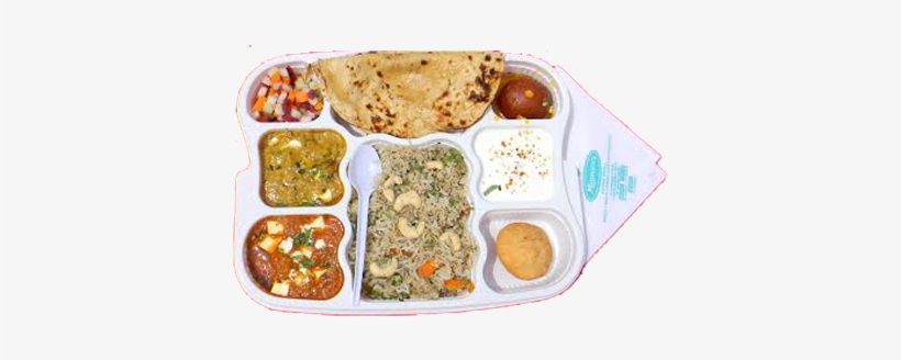 Travel By Train And Food Goes Hand In Hand, People - Packing Food Thali Png, transparent png download