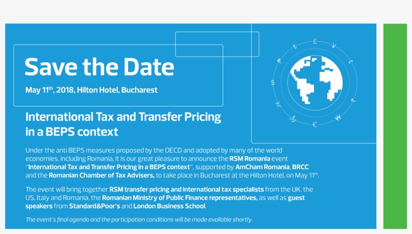Rsm Romania Beps Event Open Graph Image 01 01 01 - Base Erosion And Profit Shifting, transparent png download