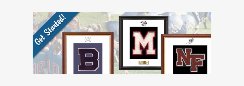 Showcase Your Mvp's Varsity Letter In A Custom Frame - Football Players In Action, transparent png download