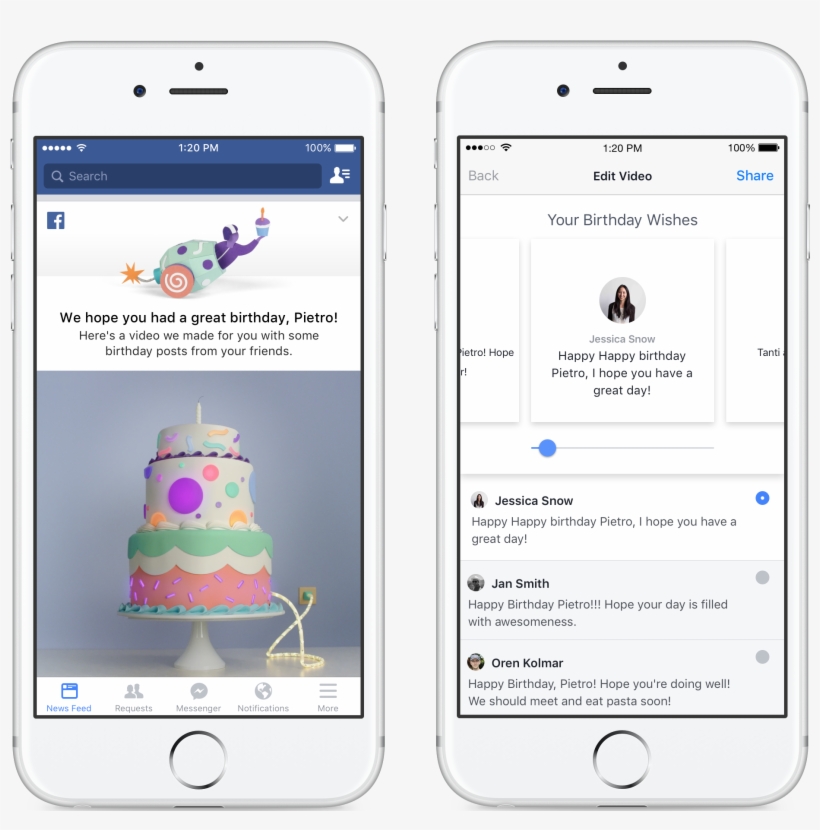 Facebook Birthday Video Editor - My Facebook Birthday Recap Video, transparent png download