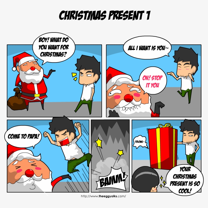 Christmas Present - Santa In Airplane Sticker, transparent png download