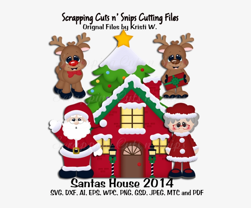 Cutting Files Sets Scrapping Cuts N Snips - House, transparent png download