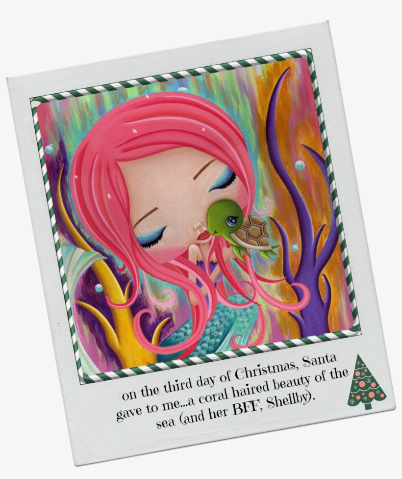 Ok, So I Love Me A Pink Haired Mermaid - Visual Arts, transparent png download